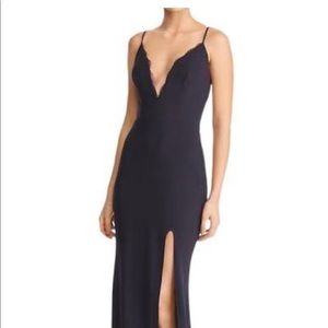 Katie May black evening gown